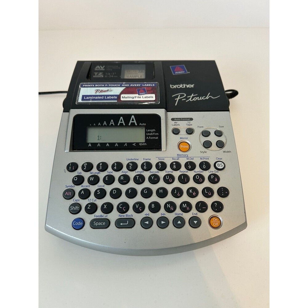 Brother P-Touch PT-2600/2610 Label Thermal Printer WORKS